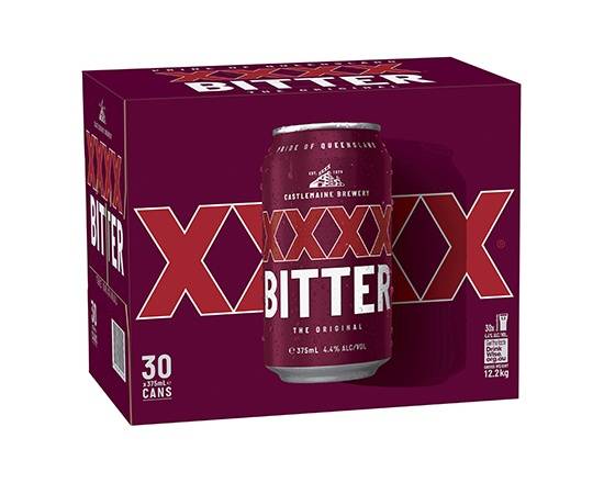 XXXX Bitter Block Can 30x375mL