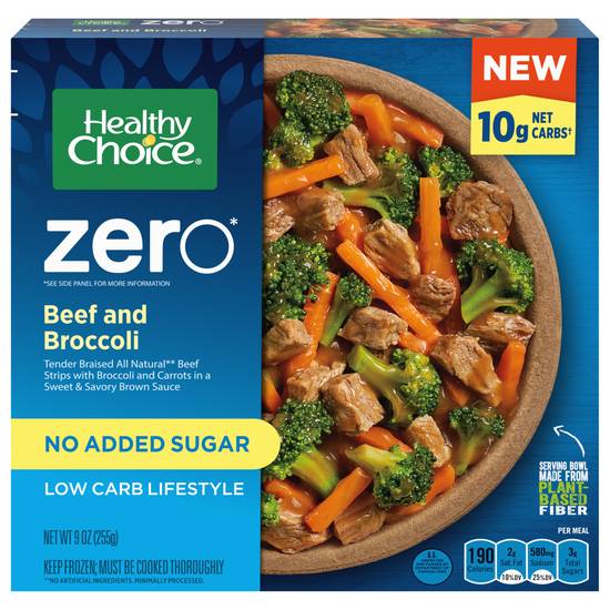 Healthy Choice Zero Beef and Broccoli