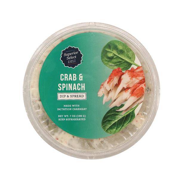 Superior Select Deli Imitation Crab & Spinach Dip