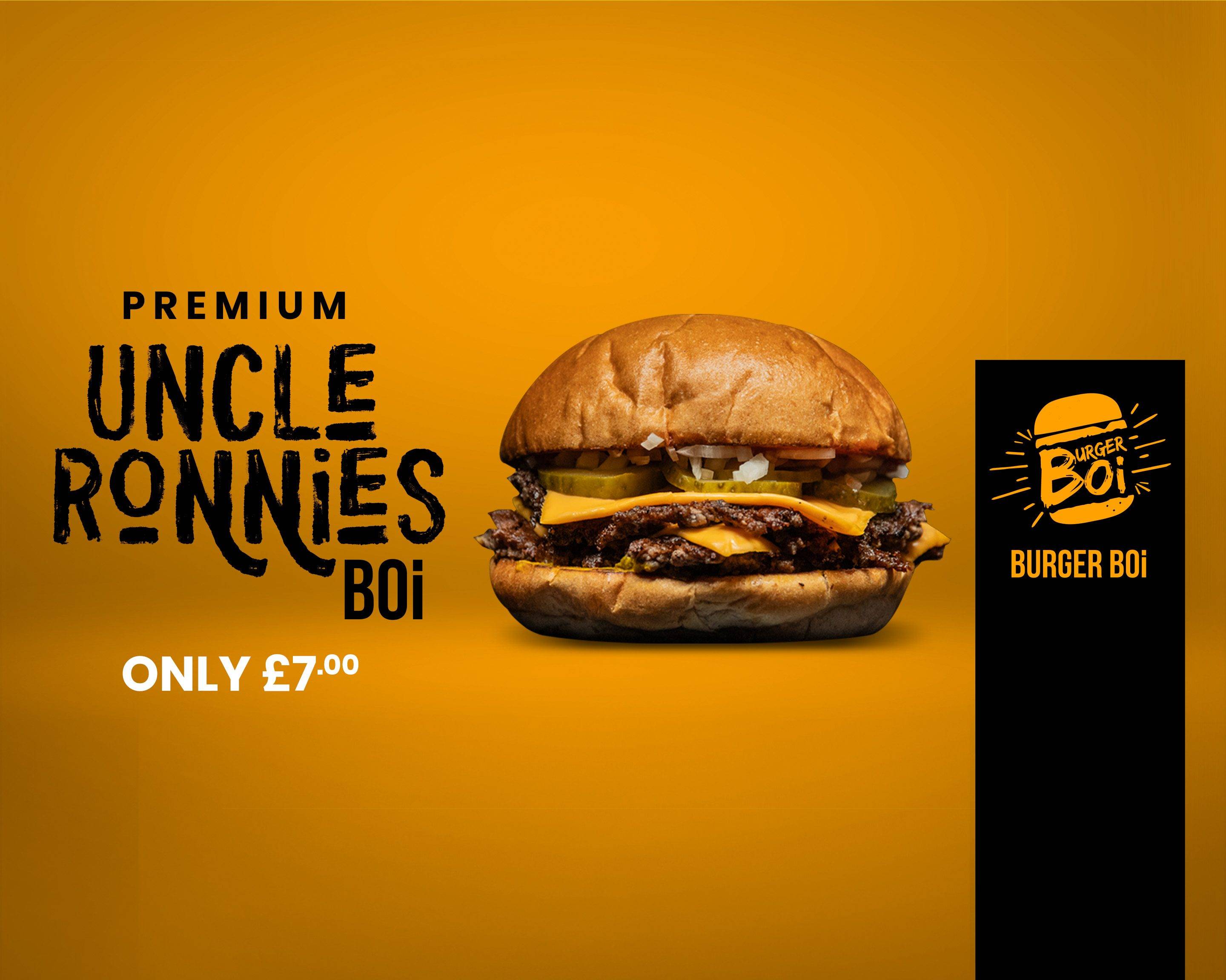 Burger Boi (Derby) Menu Takeaway in Nottingham Delivery menu