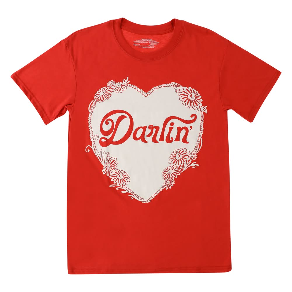 'Darlin' Heart Graphic Tee Extra Large Red