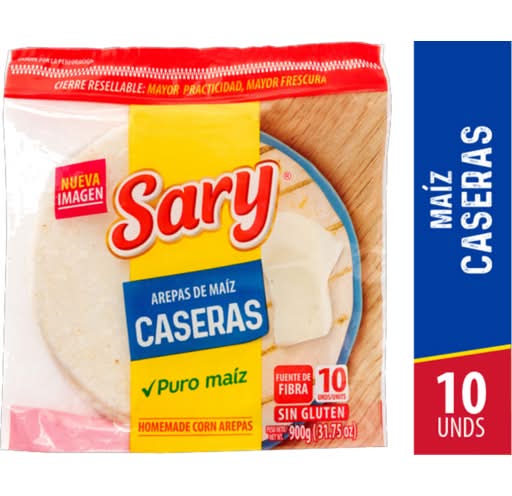 Sary White Corn Arepas (900g, 10 pack)