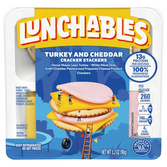 Oscar Mayer Lunchables Turkey&Cheddar Cheese With Crackers