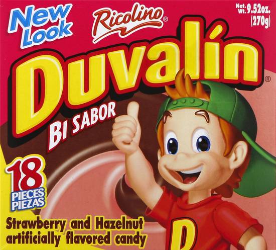 Duvalin Strawberry & Hazelnut Flavored Candy (18 ct)
