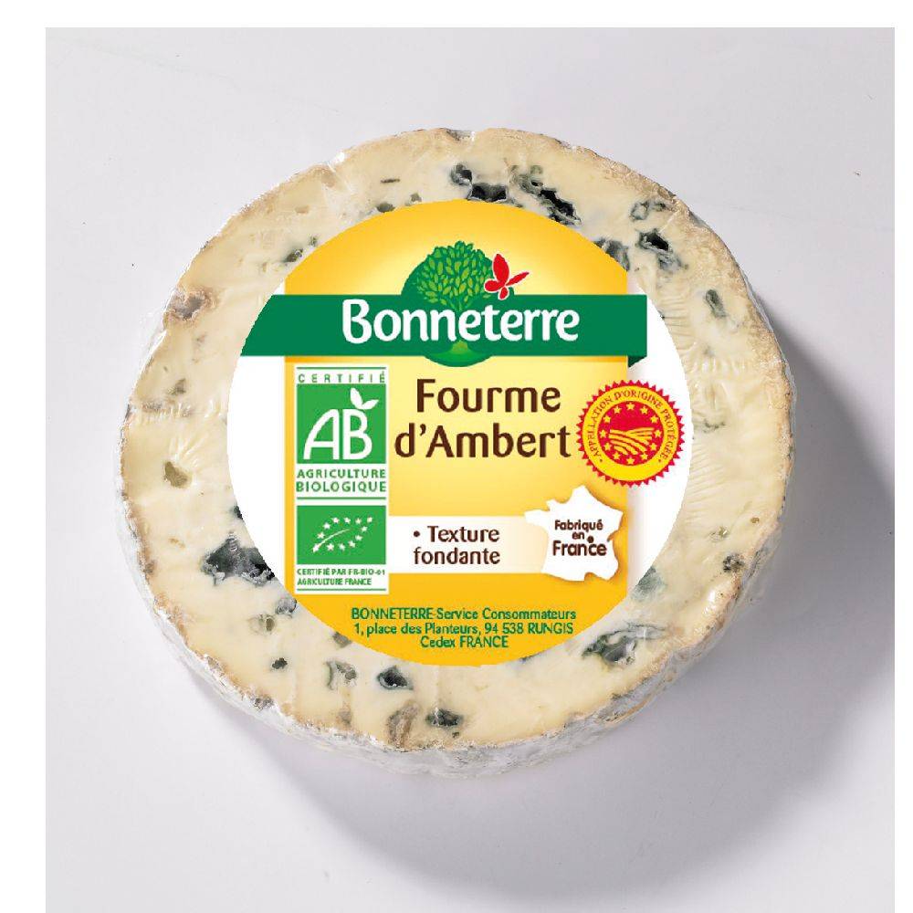 Bonneterre - Fourme d'ambert bio (185g)