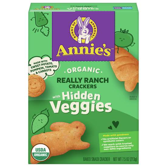 Annie's Organic Cheddar Square Crackers (7.5 oz)