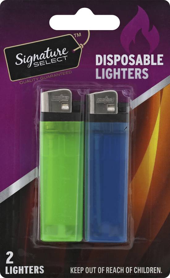 Signature Select Disposable Lighters (2 lighters)