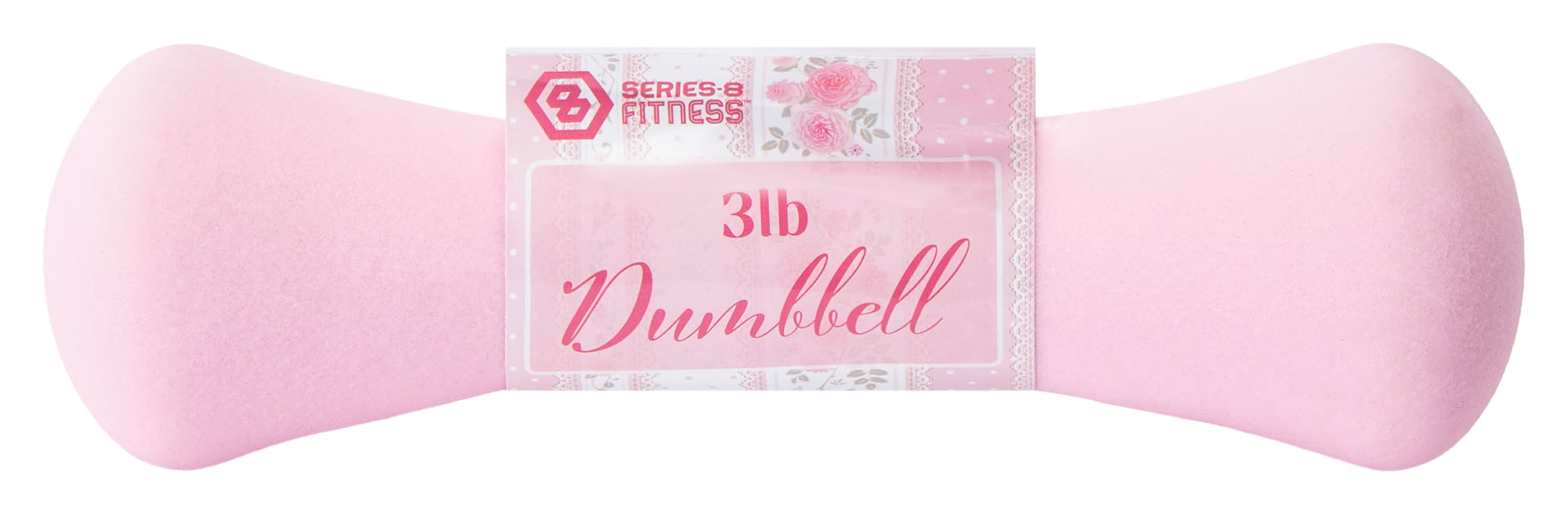 Series-8 Fitness™ Dumbbell 3lbs. Pink