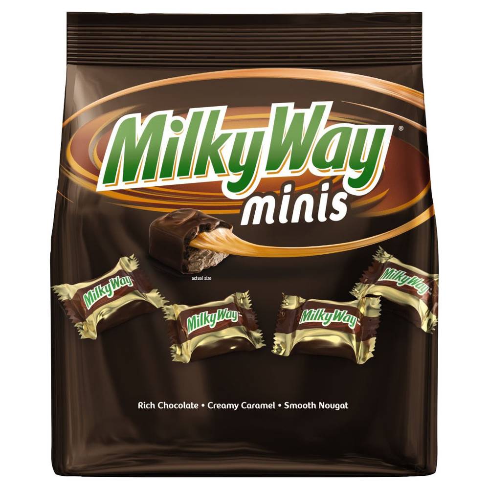 Milky Way Mini Chocolate Cover Caramel Nouget (9.7 oz)