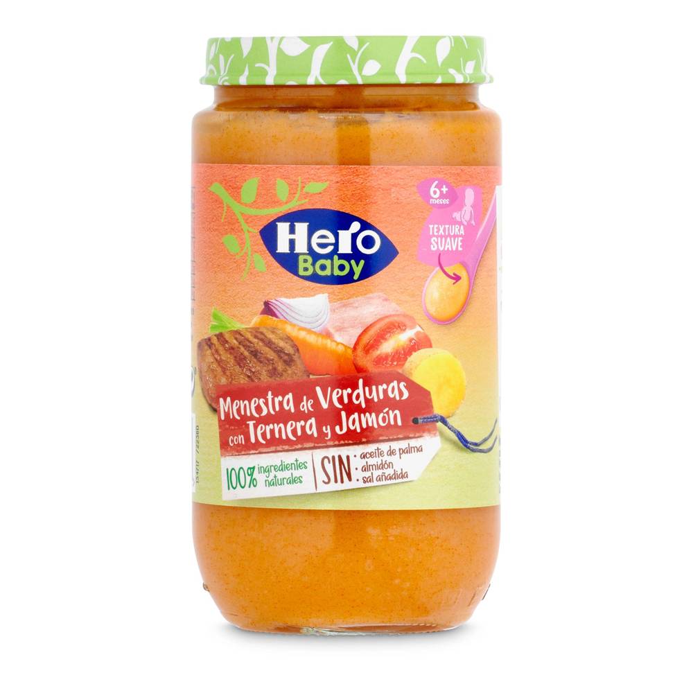 Menestra Con Jamón Y Ternera Hero Frasco 235 G