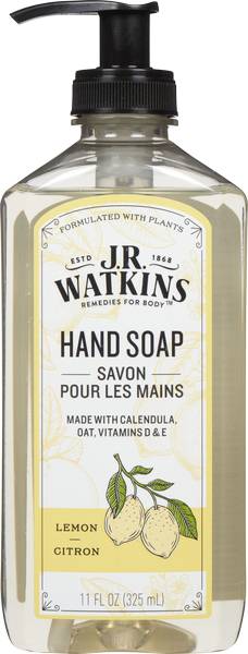 J.R. Watkins Liquid Hand Soap, Lemon (325 ml)