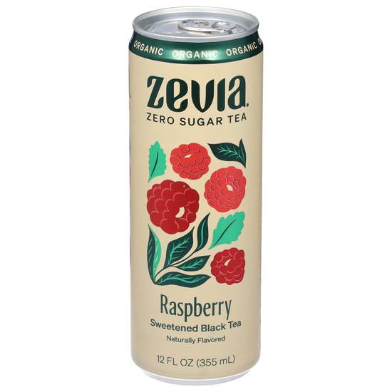 Zevia Sweetened Black Tea (12 fl oz) (raspberry )