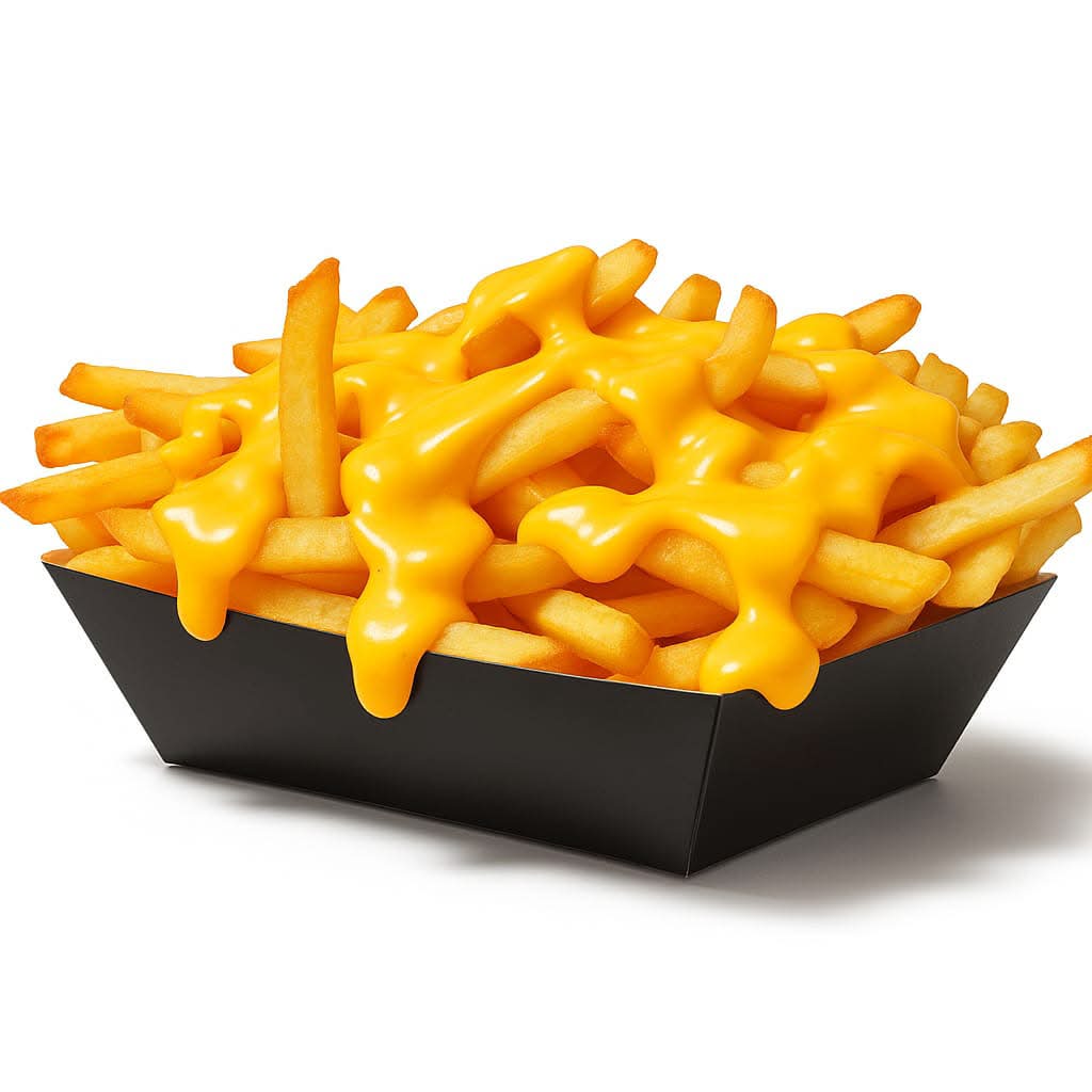 Frites gratiné cheddar