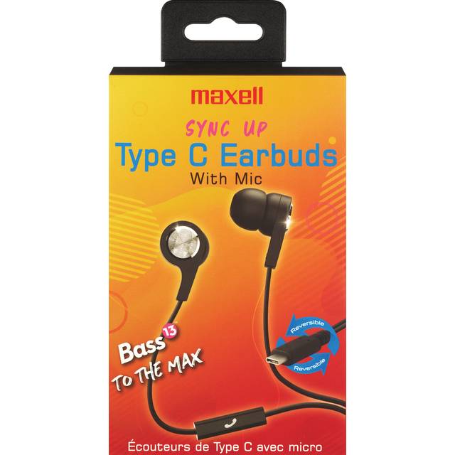 Maxell Usb Type C Earbuds With Mic