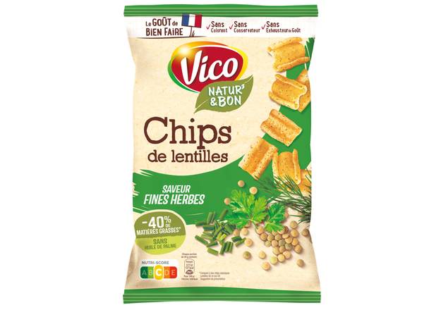 Vico - Chips de lentilles (fines herbes)