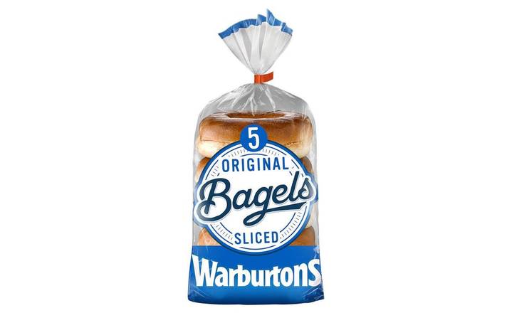 Warburtons Bagels Original Soft & Sliced 5's (401366) 