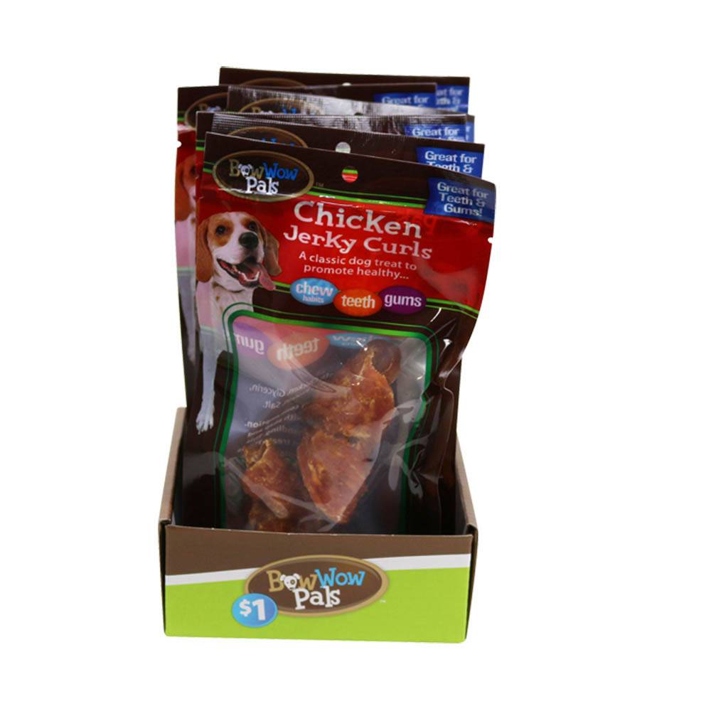 Bow Wow Chicken Jerky Curls (2 ct)