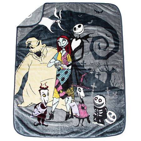 Nightmare Before Christmas Our World Blanket 60 x 90 - 1.0 ea