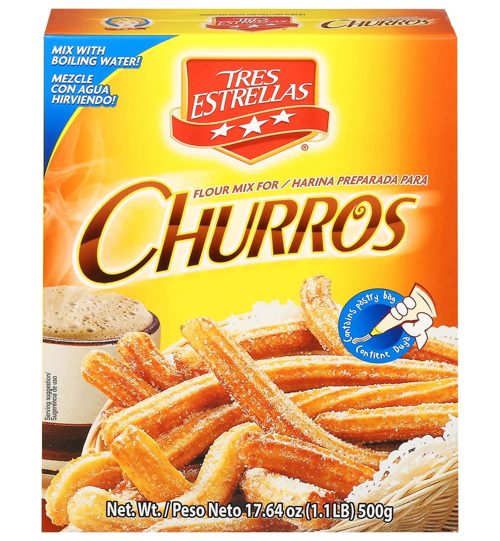Tres Estrellas Delicious Churros Flour Mix (1.76 oz)
