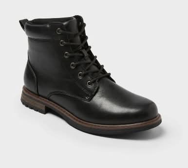 Goodfellow & Co. Jeffrey Combat Boots, Men, 10, Black