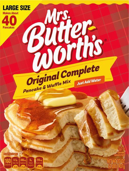 Mrs. Butterworth's Large Size Original Complete Pancake & Waffle Mix