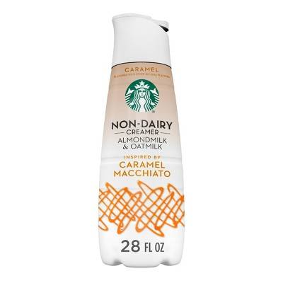 Starbucks Almond Milk and Oat Milk Caramel Macchiato Coffee Creamer - 28 fl oz