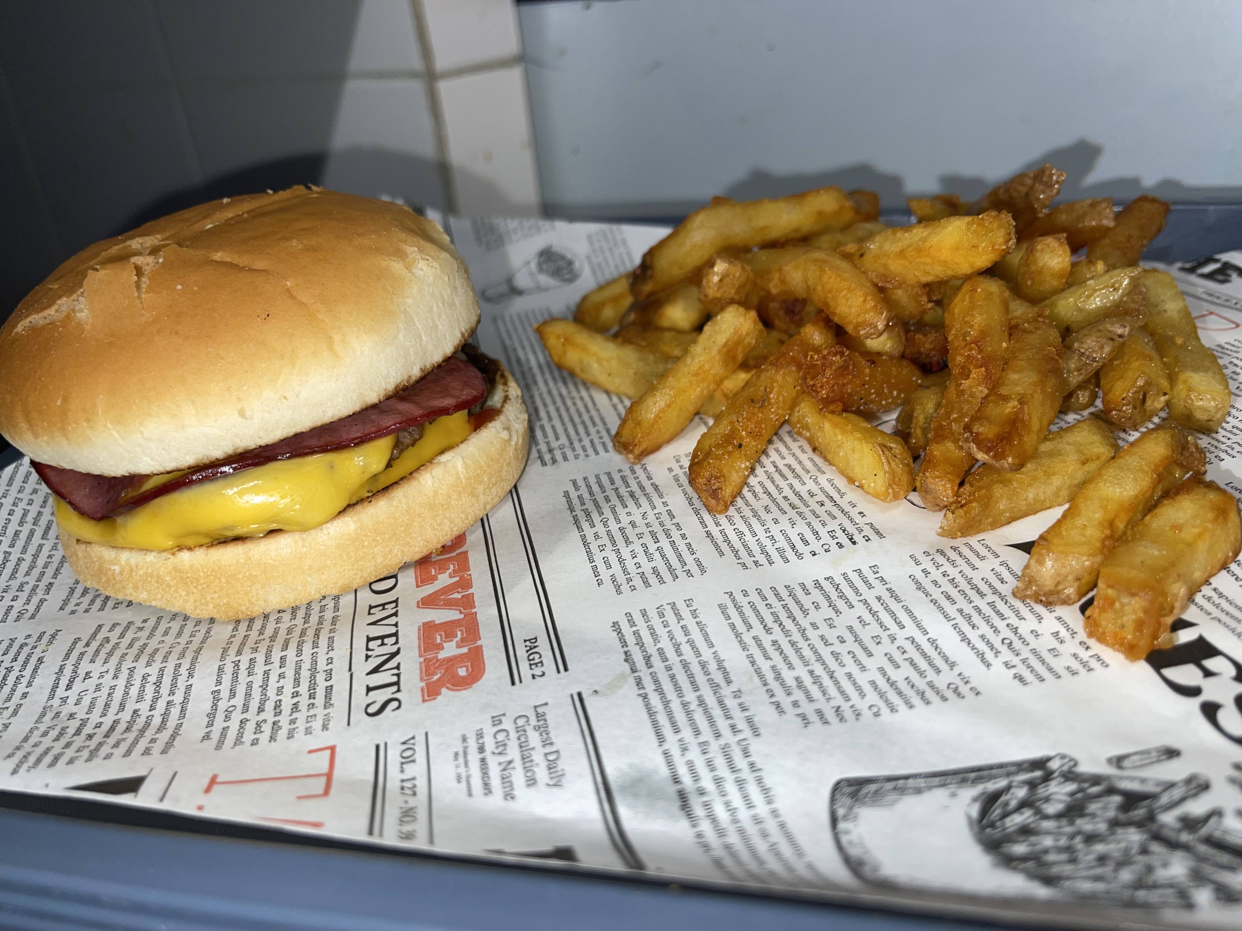 Menu Double Cheese Bacon 🥓🍔😋🥬