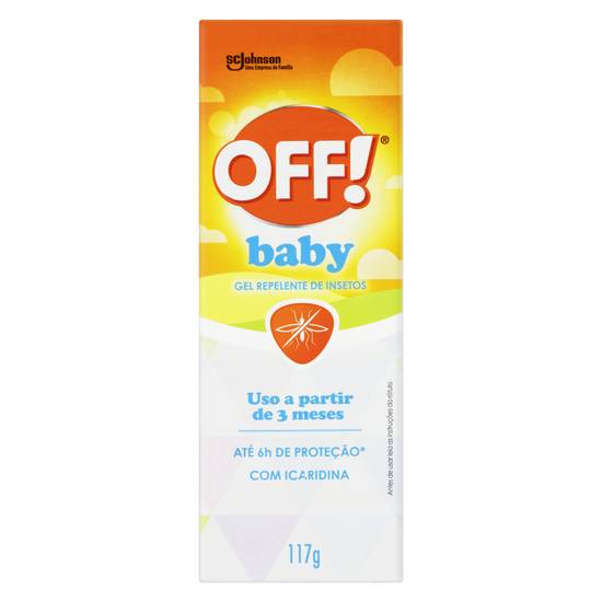 Off! gel repelente de insetos baby (117 g)