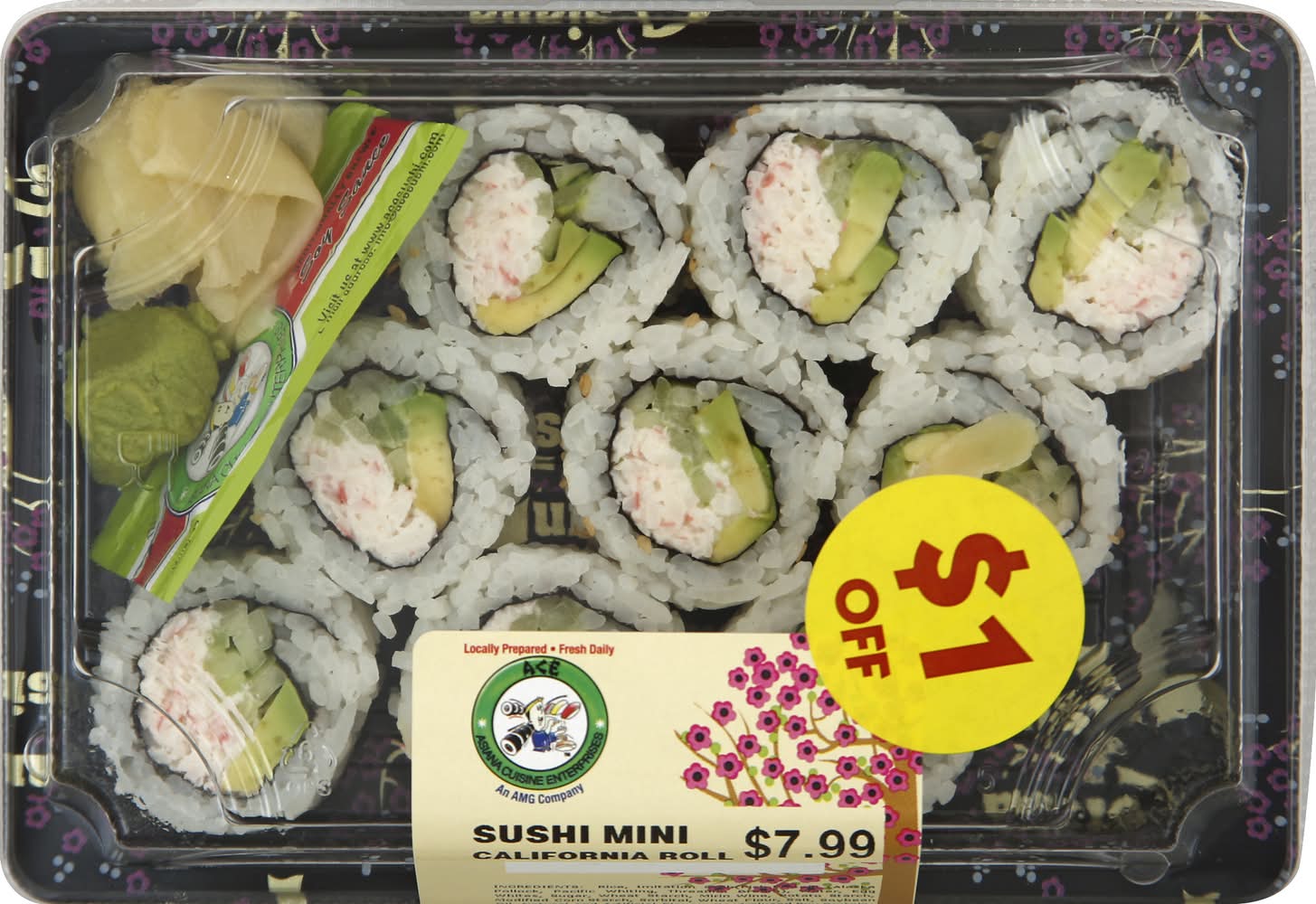 ACE Mini California Sushi Roll (0.2 fl oz)