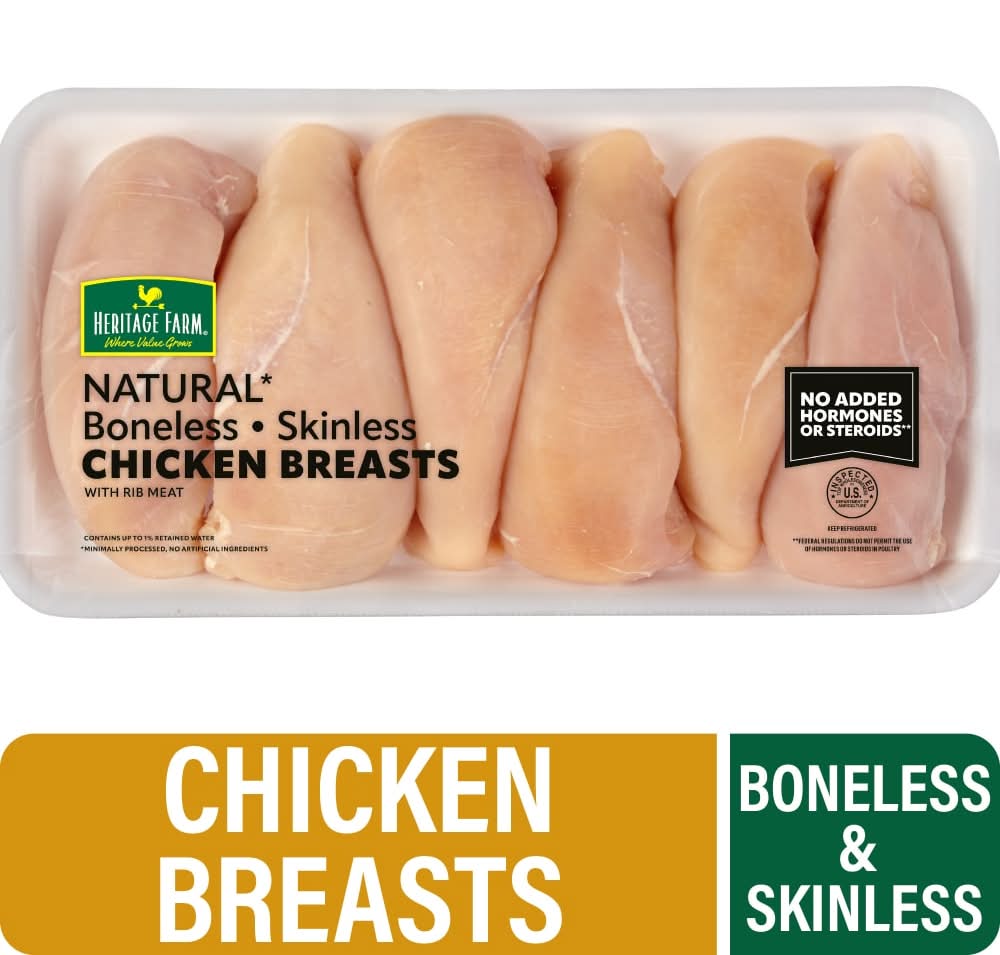 Heritage Farm® Boneless Skinless Chicken Breasts