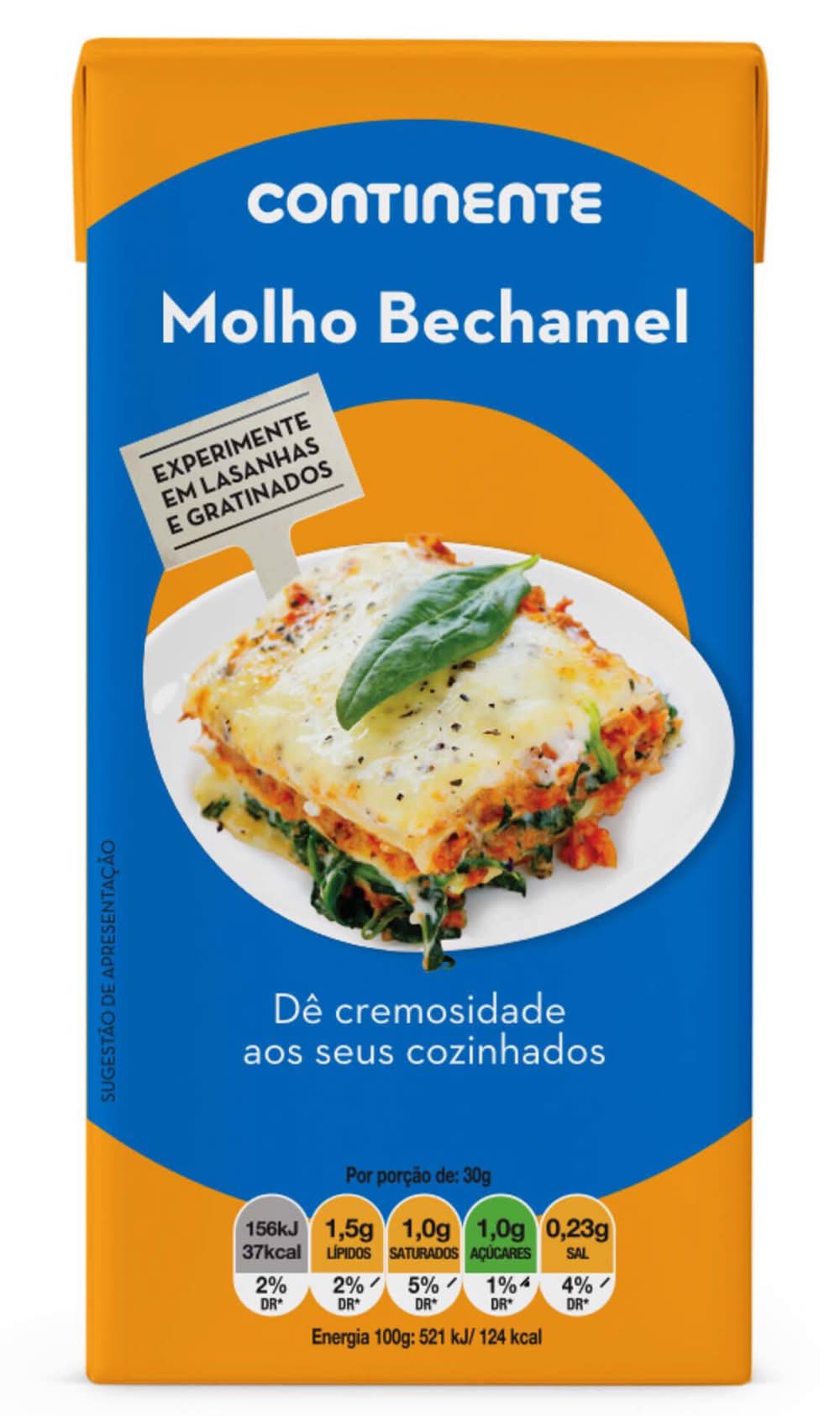 Molho Bechamel Continente (emb. 500 ml)