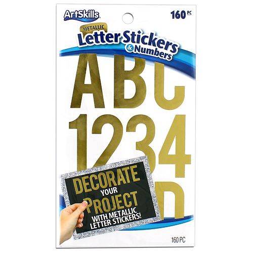 ArtSkills Self-Stick Letters - 160.0 ea