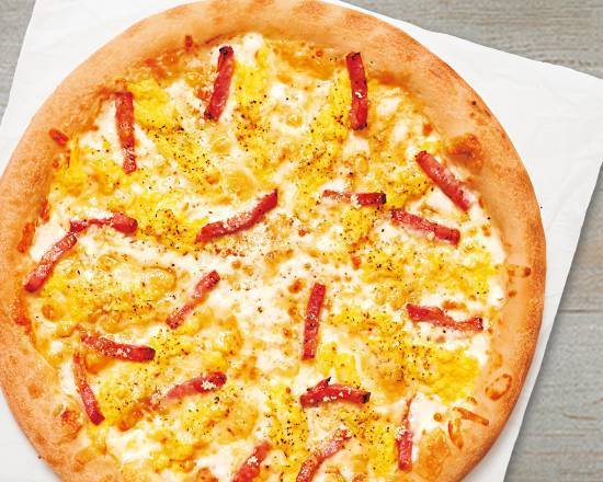 とろっとカルボナーラピザ Thick Carbonara Pizza