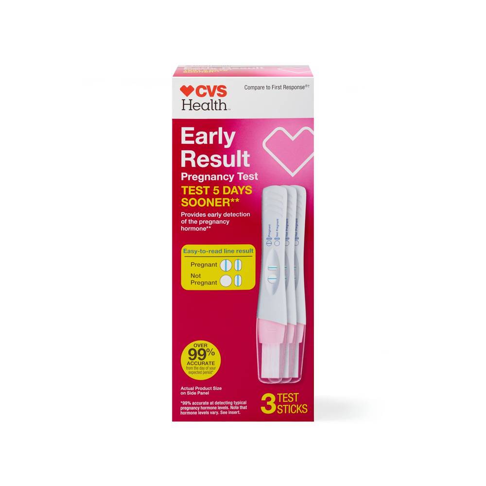 Cvs Health Early Result Pregnancy Test, 3 Ct