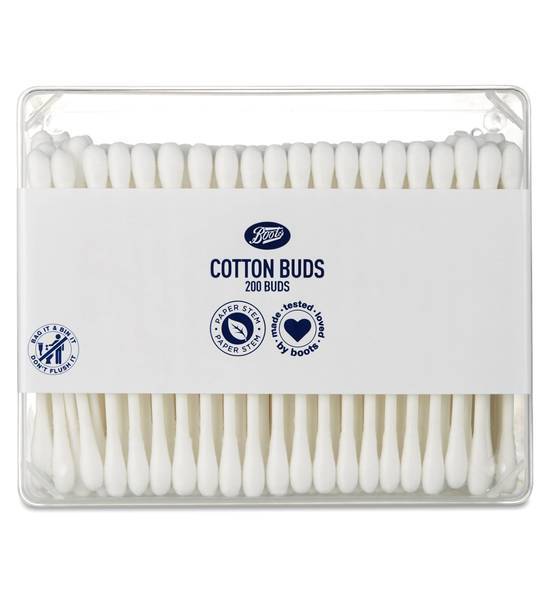 Boots Organic Round Tip Cotton Buds