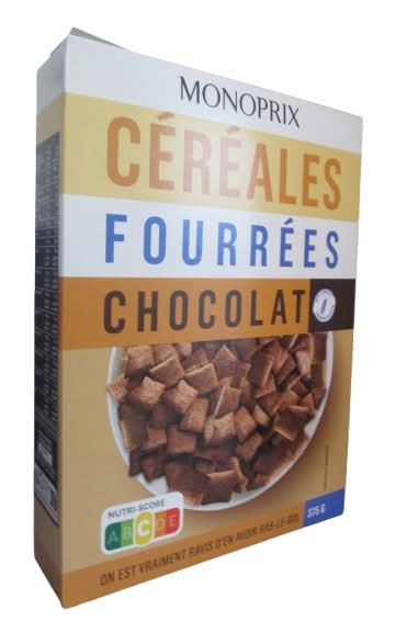 Monoprix - Céréales fourrées chocolat (375g)