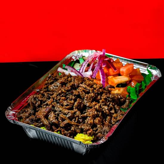Beef Shawerma over Rice