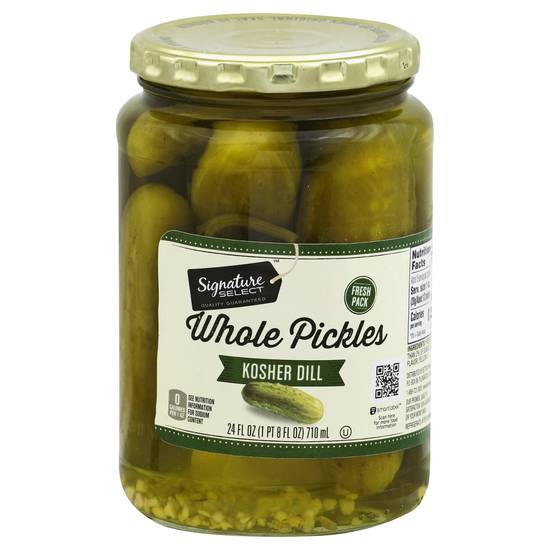 Signature Select Kosher Dill Whole Pickles