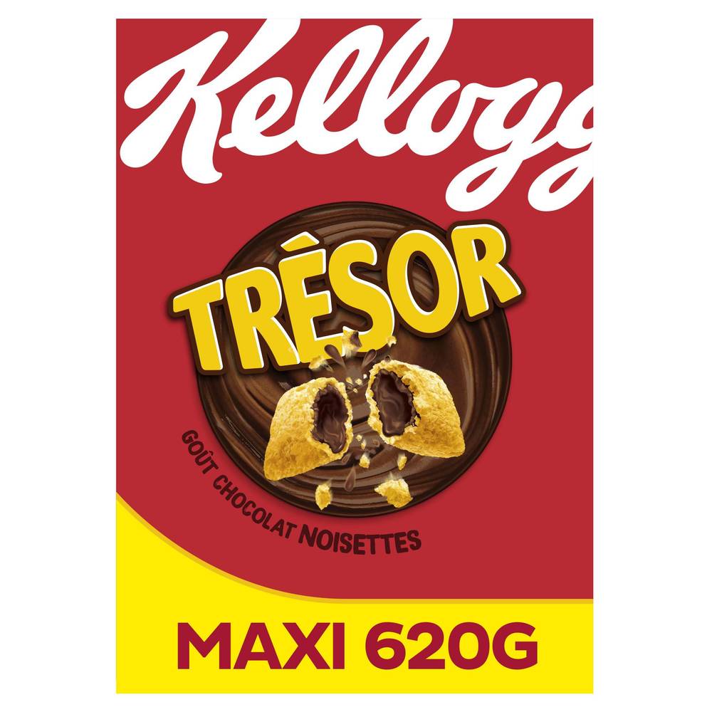 Kellogg's - Céréales trésor, chocolat - noisettes (620g)