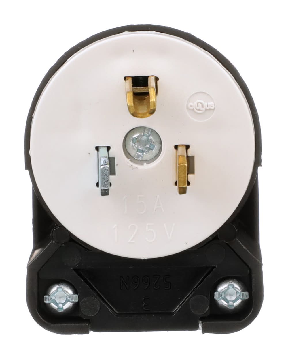 Eaton 15-Amp 125 -Volt NEMA 5-15 3-wire grounding Heavy-duty Straight Plug , Black