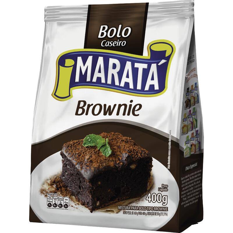 Maratá mistura para bolo caseiro sabor brownie (400g)