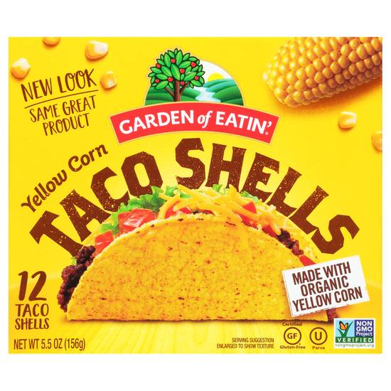 Garden Of Eatin' Yellow Corn Taco Shells (12 ct)