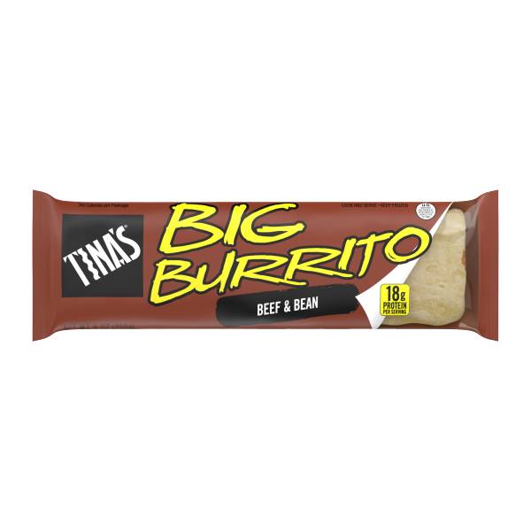 Tina's Big Burrito (beef-bean )