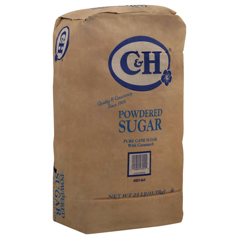 C&H Pure Cane Powdered Sugar (25 lbs)