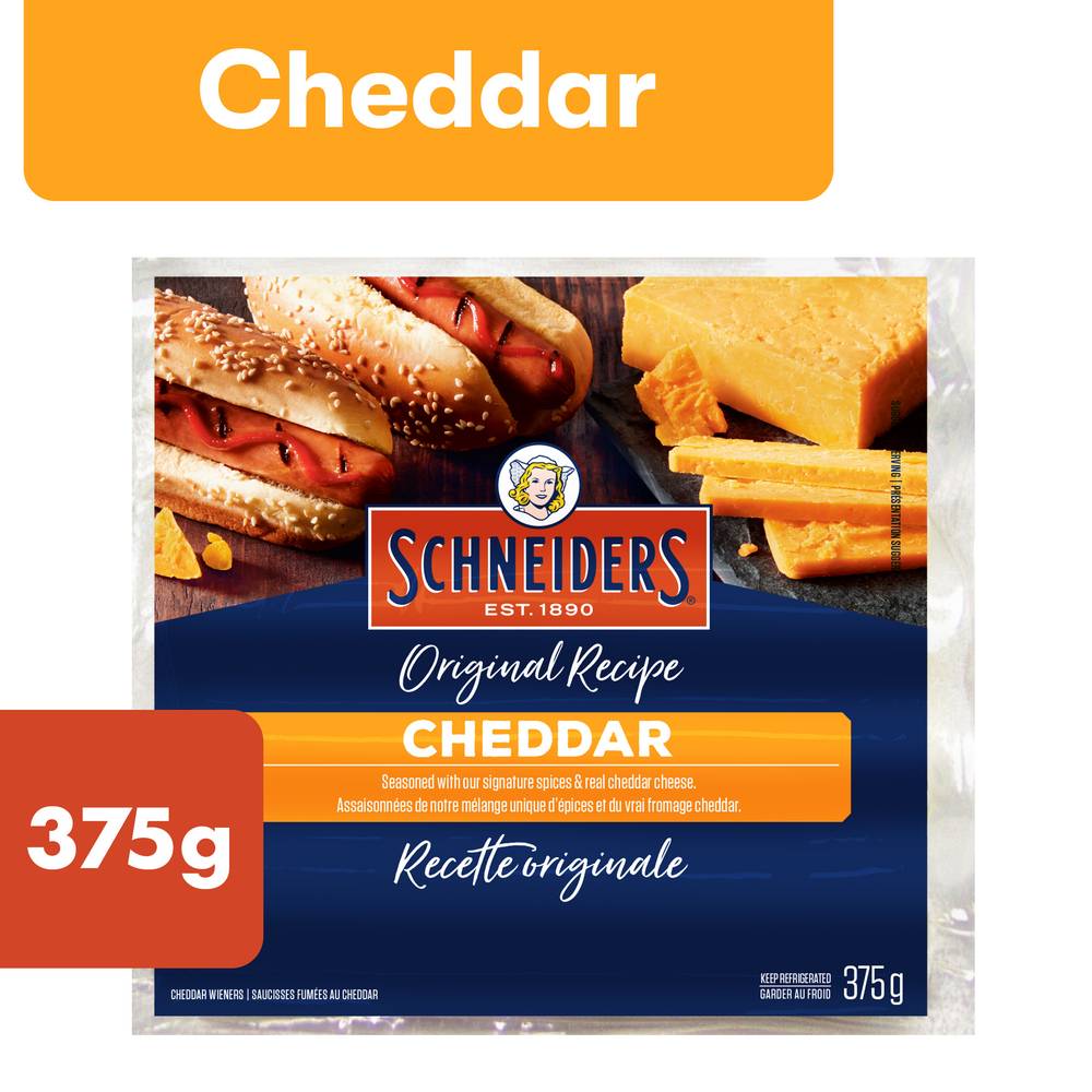 Schneiders Original Recipe Classic Cheddar Wieners (375 g)