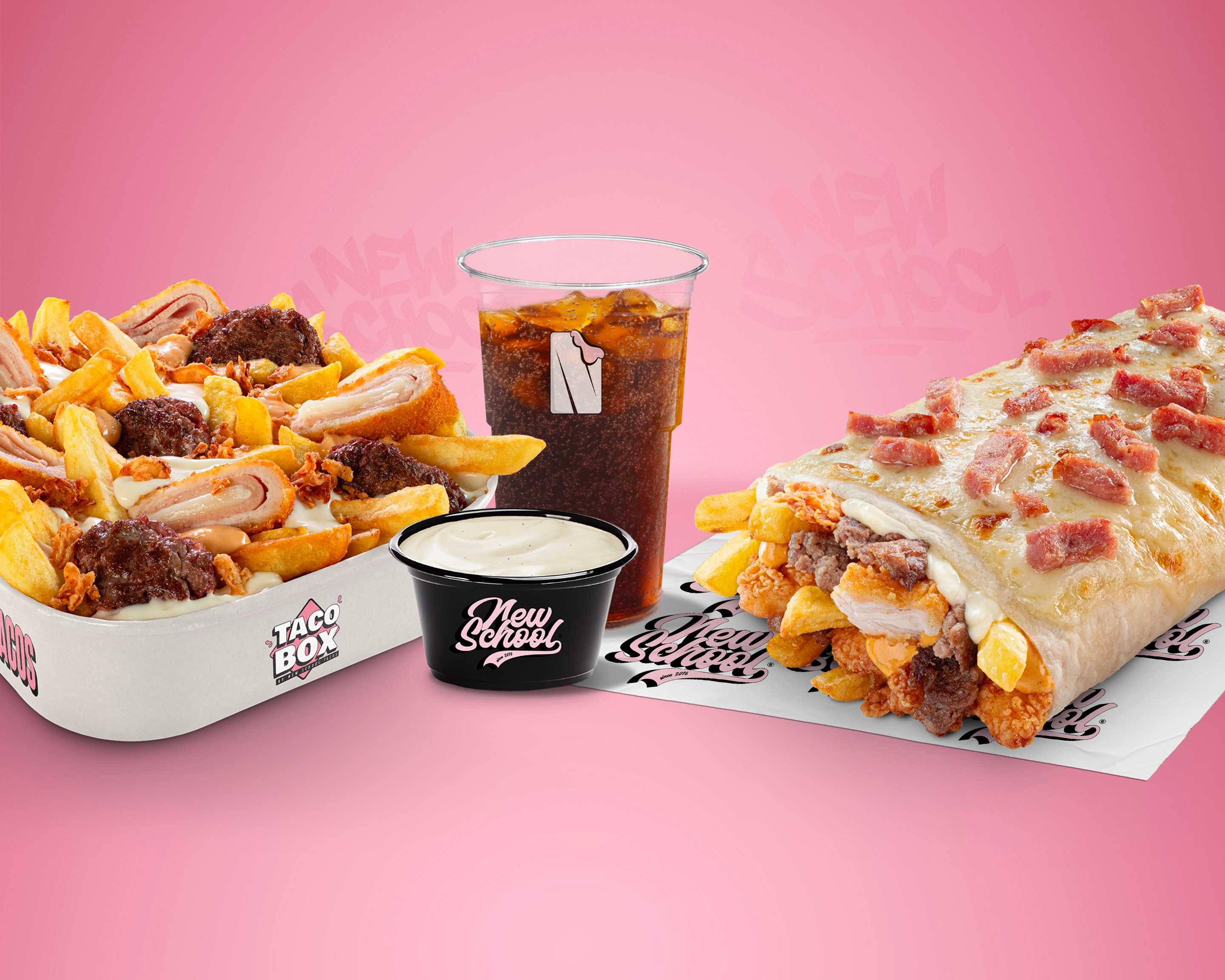 New School Tacos - Perpignan menu, offres et prix - Livraison à Perpignan -  Uber Eats