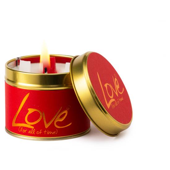 Lily-Flame Tin Candle Love (230g)