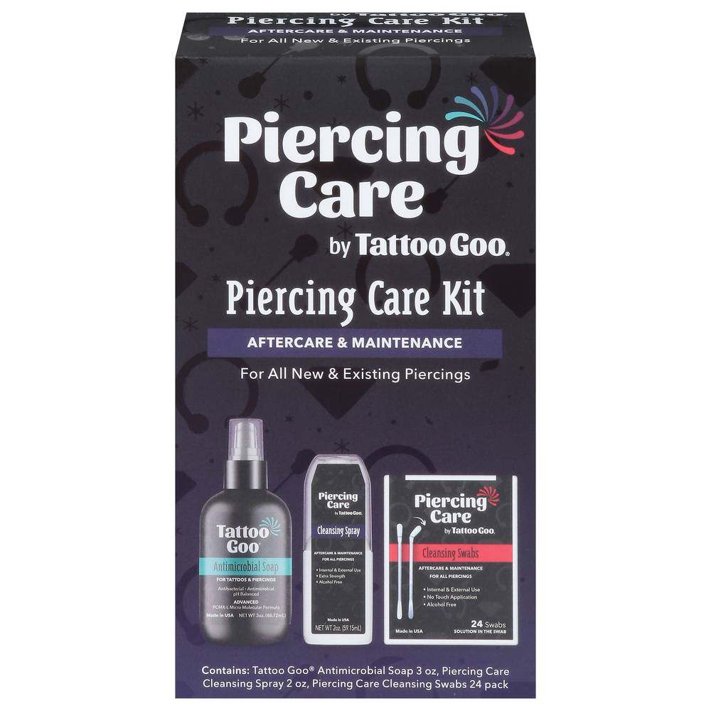 Tattoo Goo Aftercare & Maintenance Piercing Care Kit (3 oz)