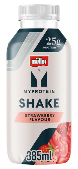 Müller Strawberry, My Protein Flavored Shake (385ml)