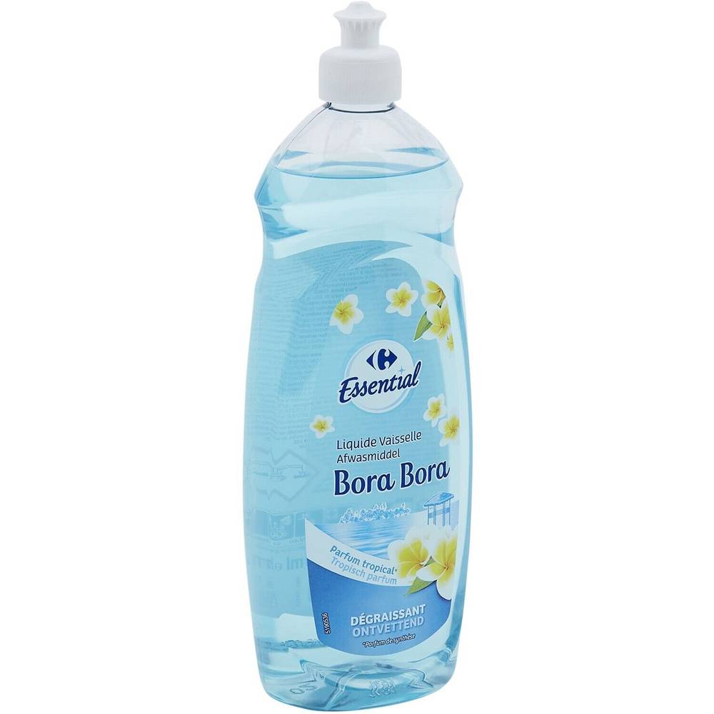 Liquide vaisselle Bora Bora CARREFOUR ESSENTIAL - le flacon de 750mL